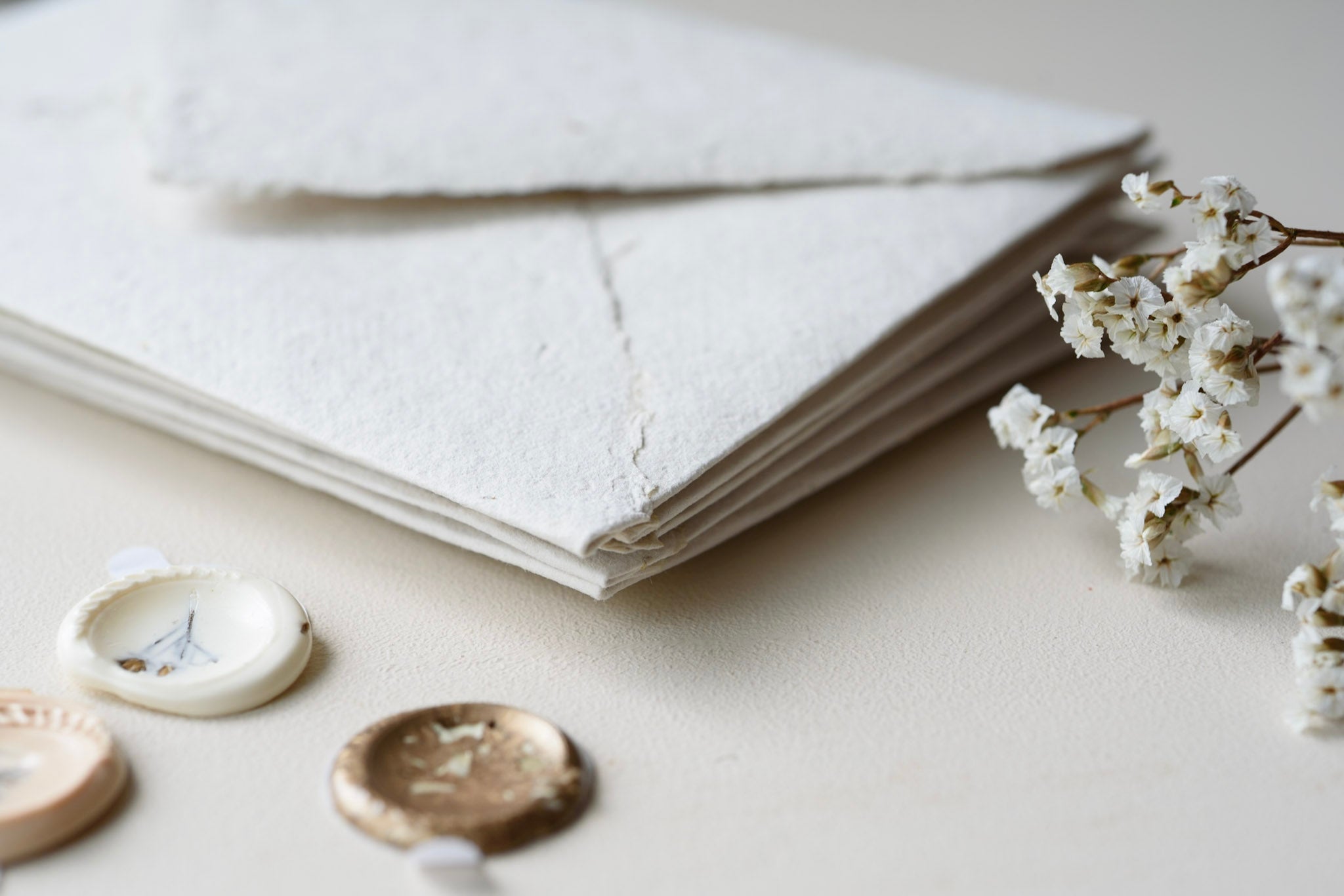 Enveloppes greiges - Atelier Pastourelle