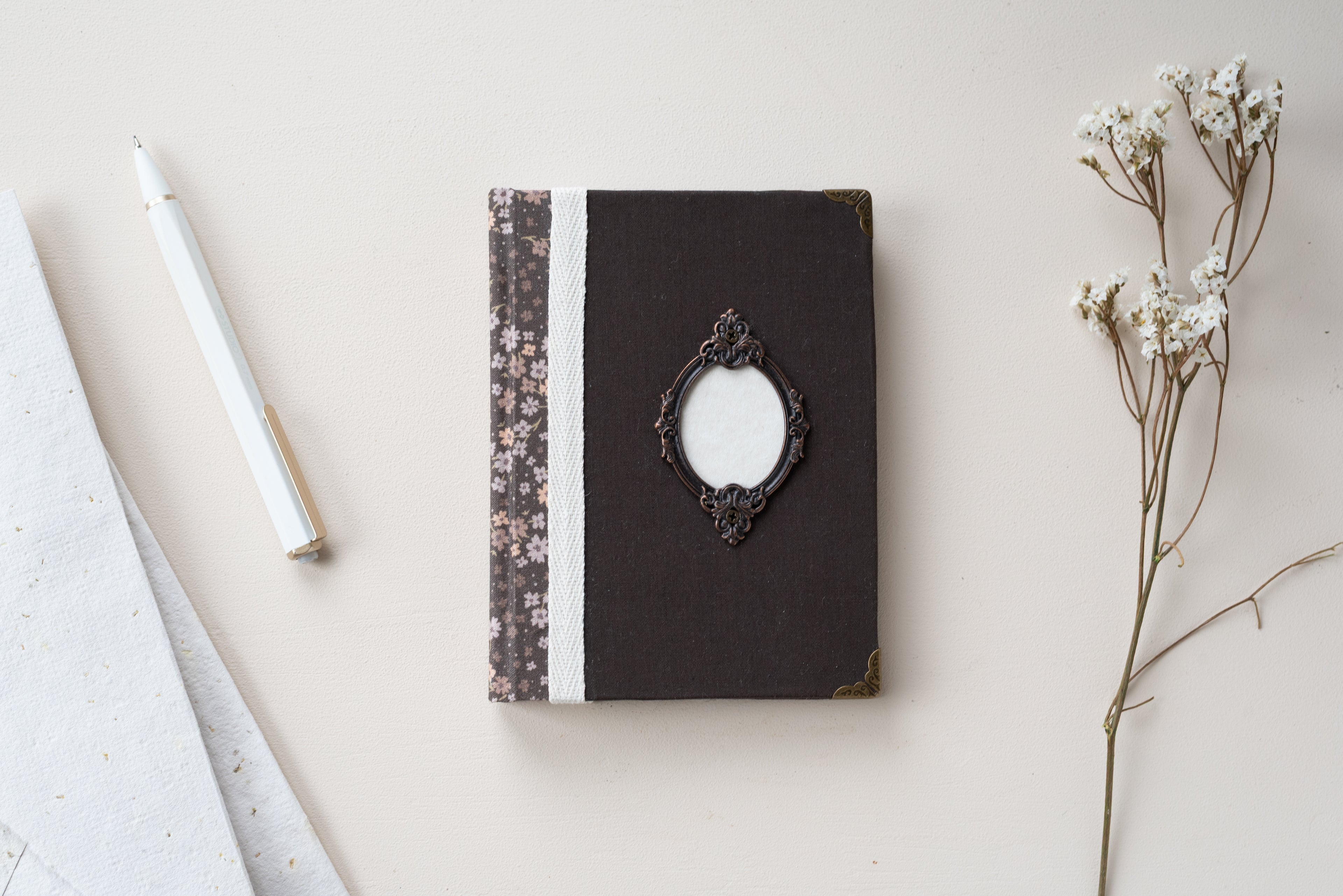 Carnet Belle Époque brun Atelier Pastourelle