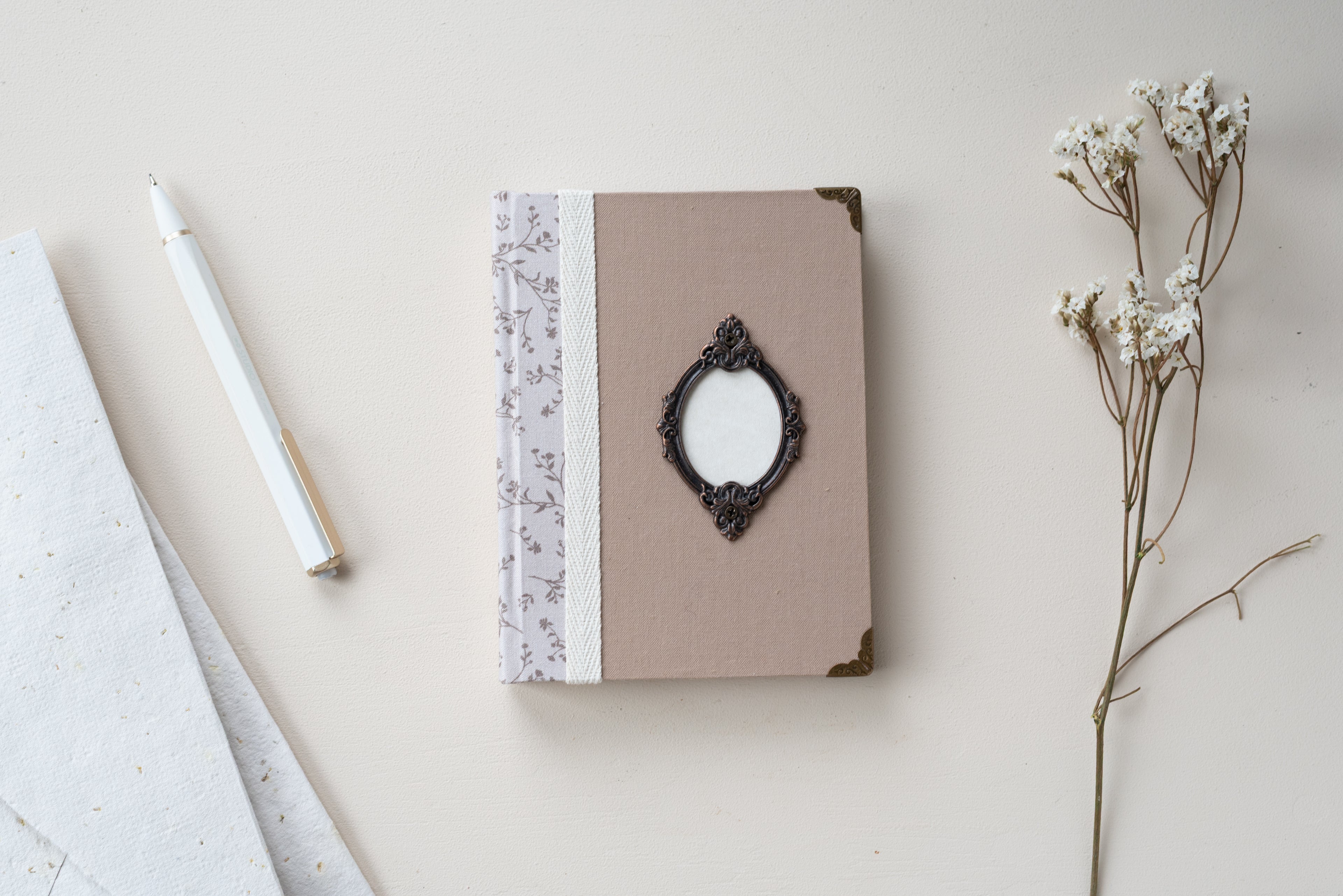 Carnet Belle Époque beige Atelier Pastourelle