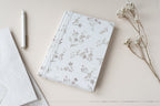 Carnet fleuri – Fleurs bleues Atelier Pastourelle
