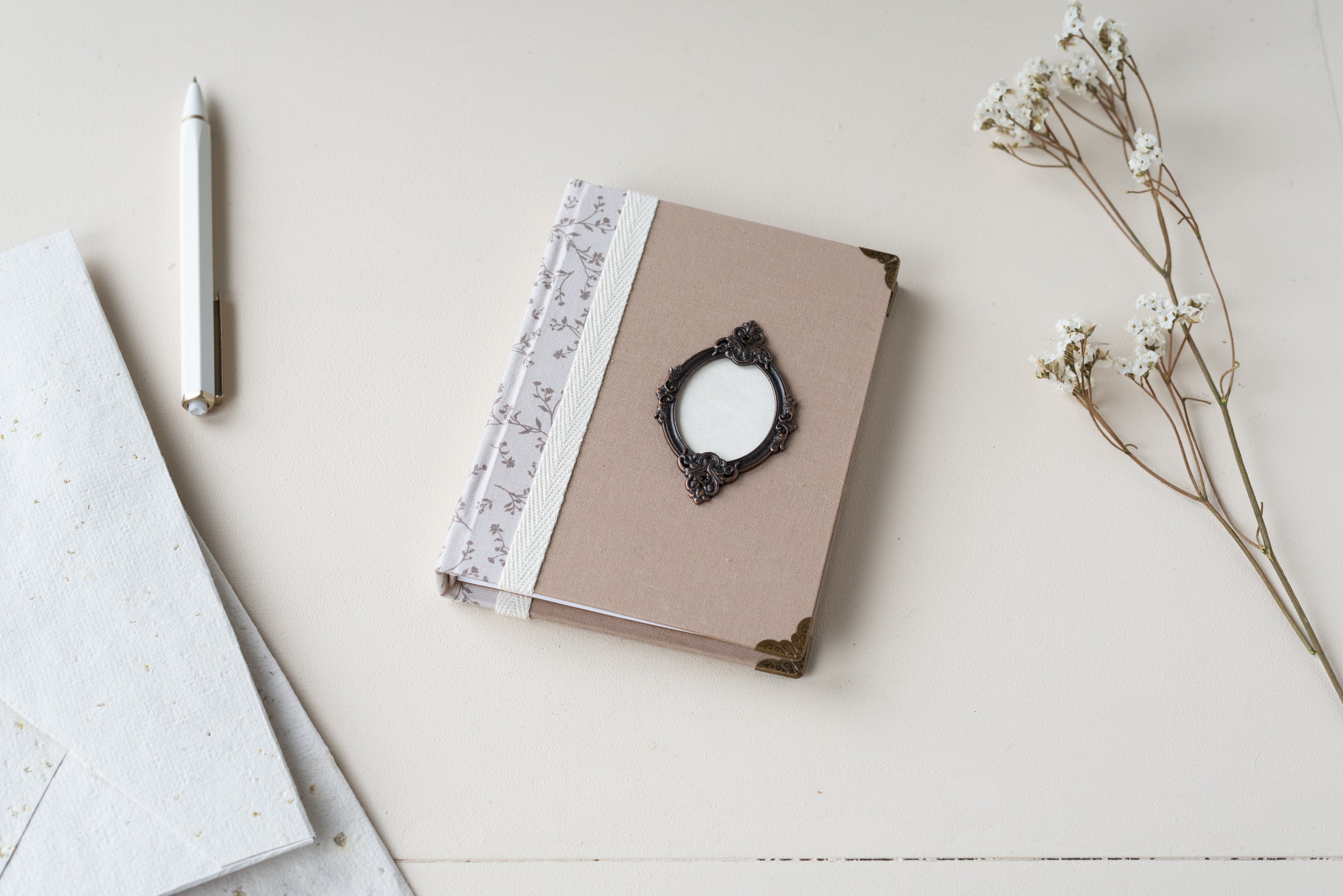 Carnet Belle Époque beige Atelier Pastourelle