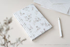 Carnet fleuri – Fleurs bleues Atelier Pastourelle