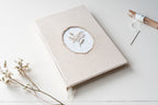 Carnet brodé beige Atelier Pastourelle