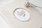 Carnet brodé beige Atelier Pastourelle