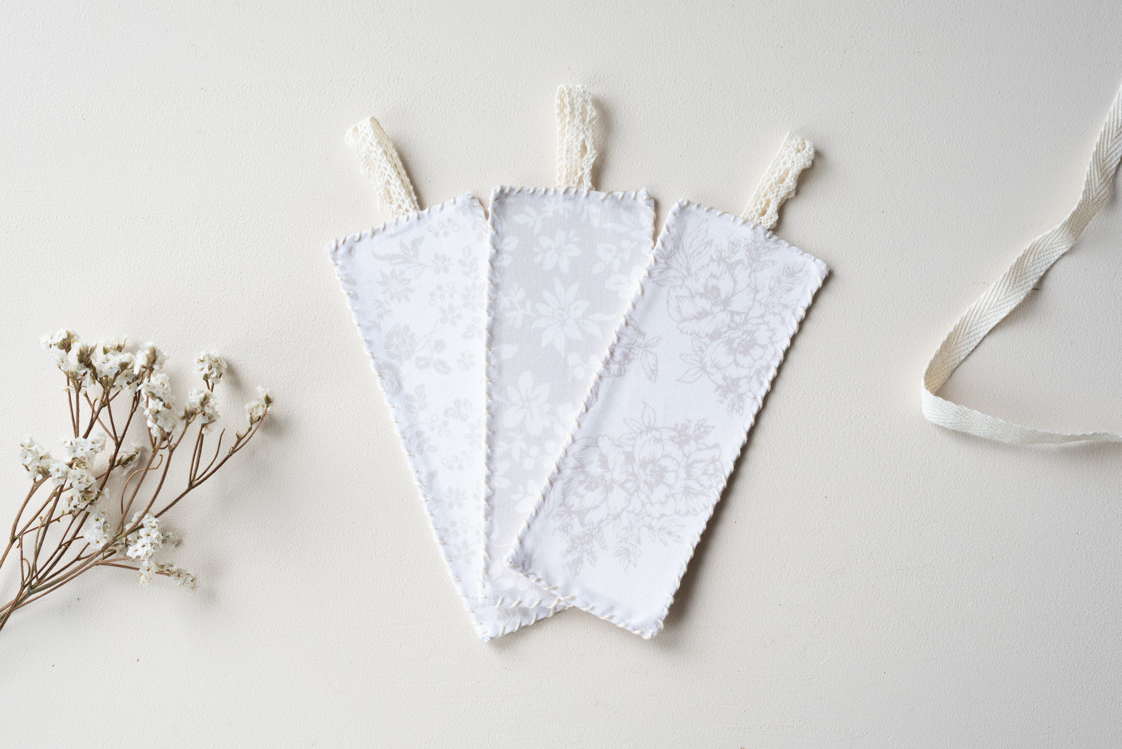 Lot de 3 signets romantiques Atelier Pastourelle