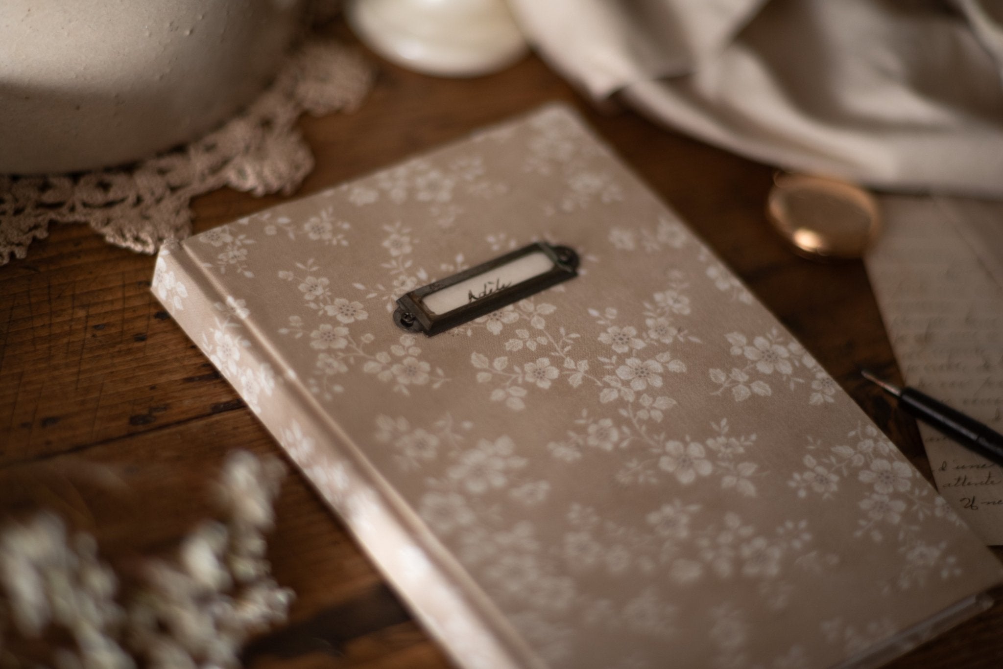Carnet personnalisable – Le délicat - Atelier Pastourelle