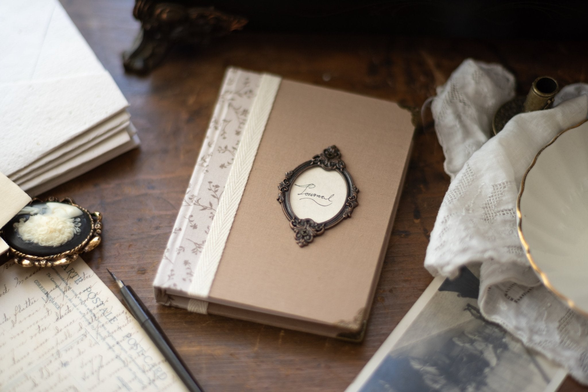 Petit carnet Belle Époque - Beige - Atelier Pastourelle