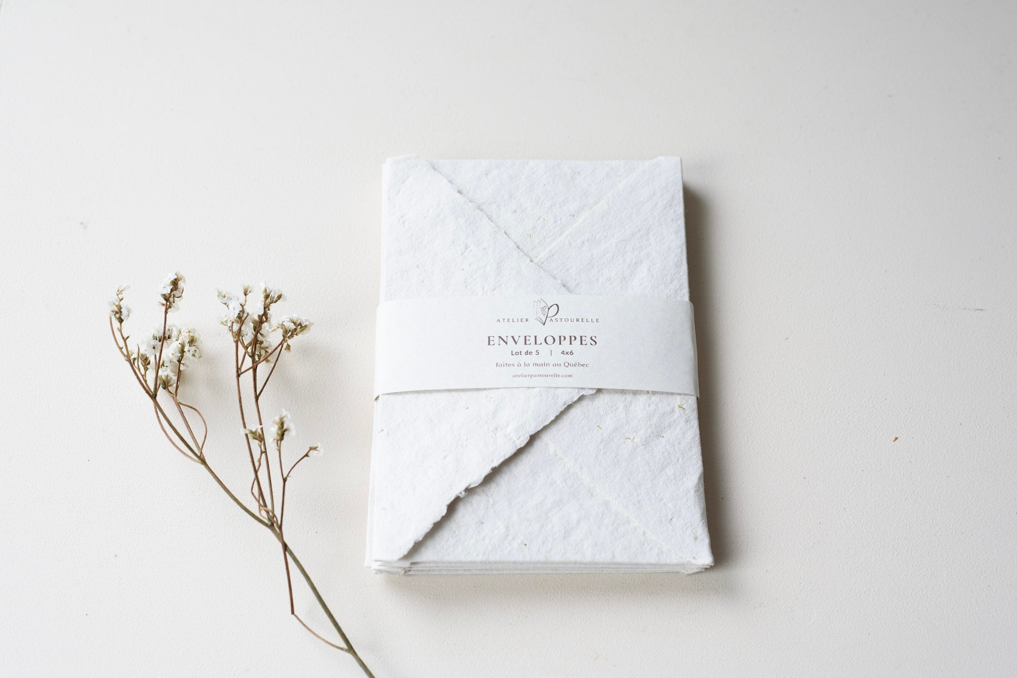 Enveloppes greiges - Atelier Pastourelle